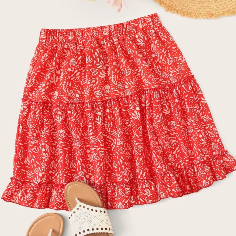Printed Skirt